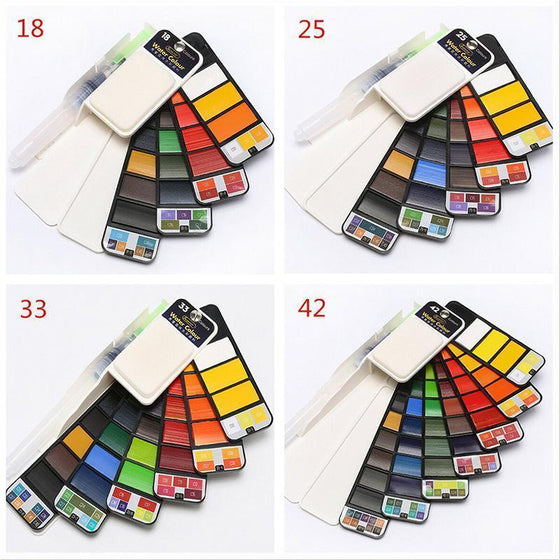 Solid gouache-pigmentpalett - låt din kreativitet tala!