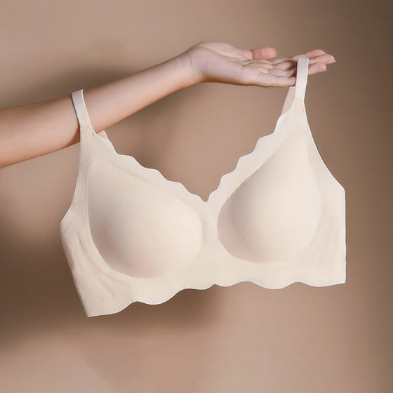 Andningsbar sömlös trådfri bh