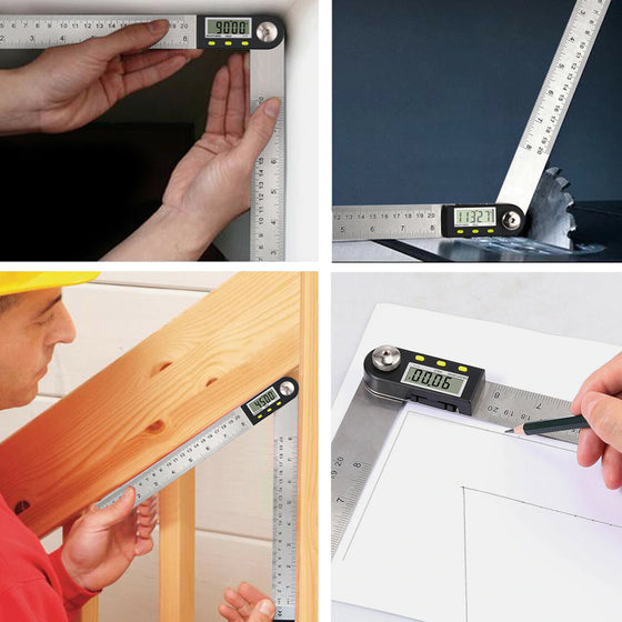 Elektronisk digital displayvinkellinjal