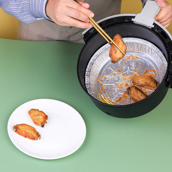 Rund foliebricka för Mikrovågsugn eller Air Fryer