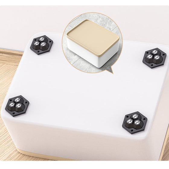 360° roterande treklots hjul