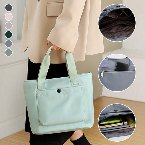 Lätt vattentät nylonaxelväska med stor kapacitet