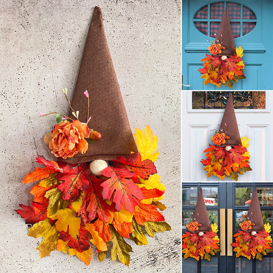 Lönnlövshatt - Dörrupphängning, hatt för fotoprops, vägghatt