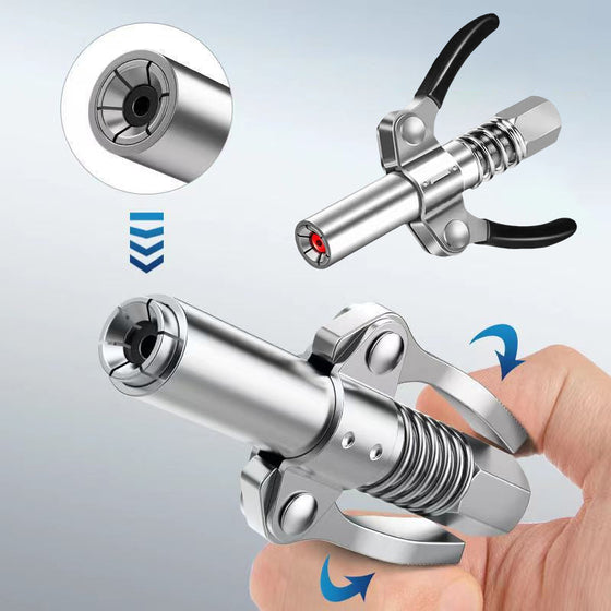 Starkt lås på fettkopplingar med 18 tums fjäderflexslang