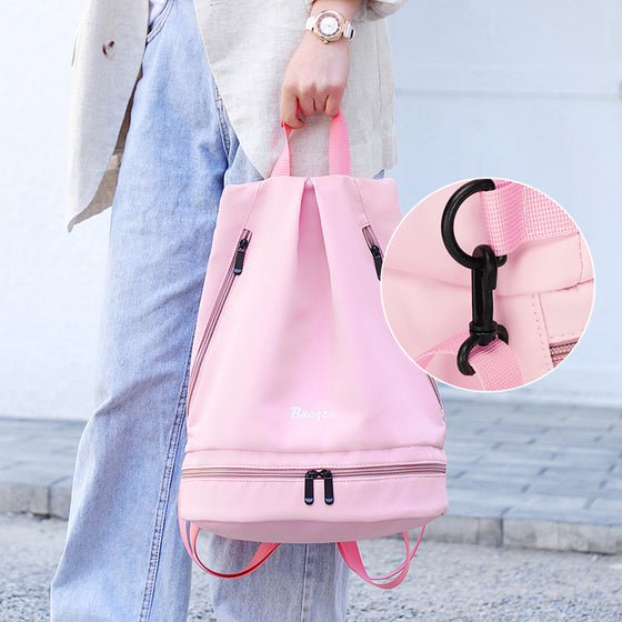 Damsimväska utrustning ryggsäck