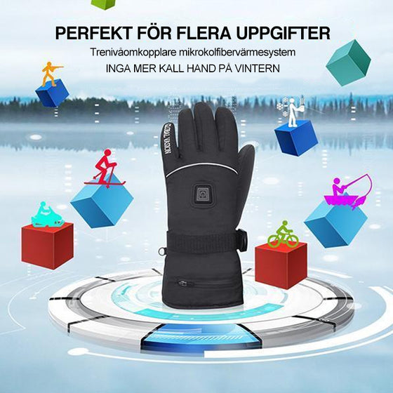 Ny Uppgradering Elektriska Uppvärmda Handskar (Bästa presenten i vinter)