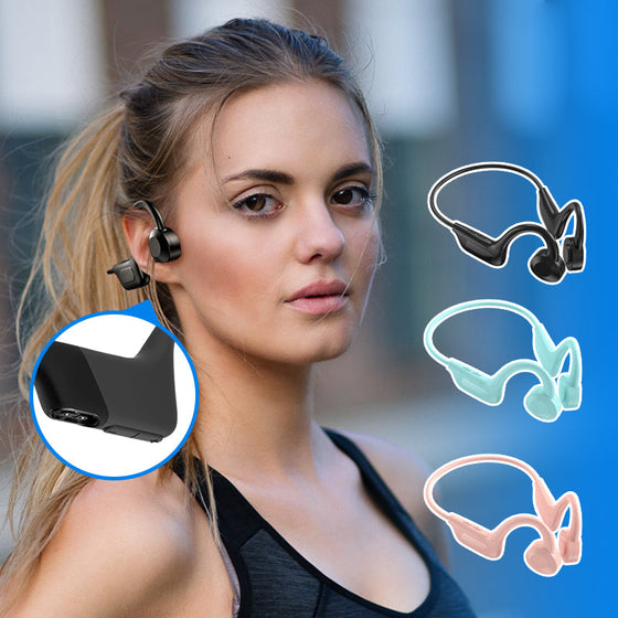 Benlednings Hörlurar - Trådlöst Bluetooth Headset