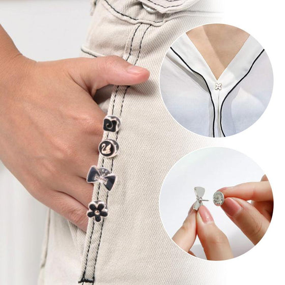 Knappar Som Förhindrar Oavsiktlig Exponering av Kroppen  (10 st Set)