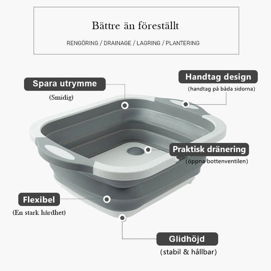 3-i-1 Köksredskap hopfällbar