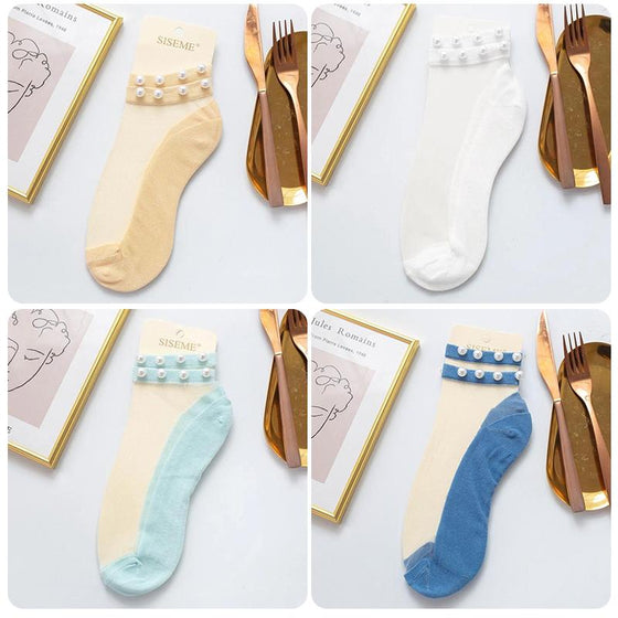 Söta Dam Ankelstrumpor