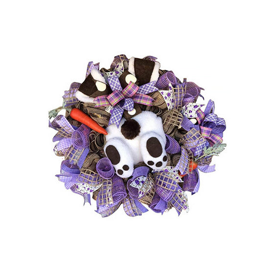 Påskharekrans klistermärke