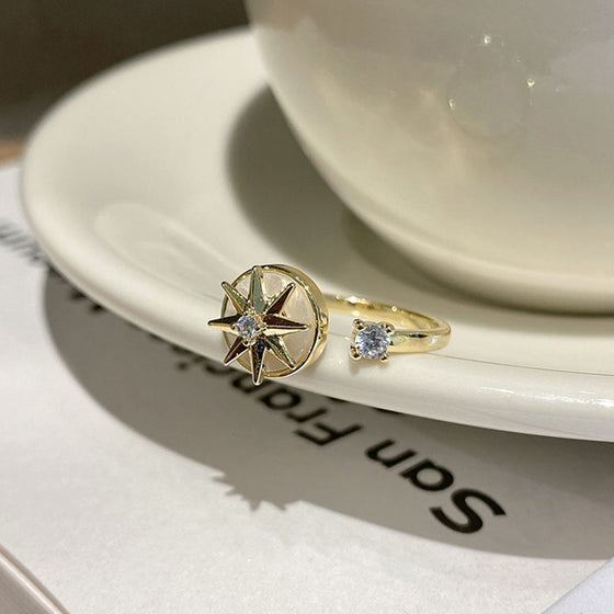 Åttauddig stjärna virvlande ring