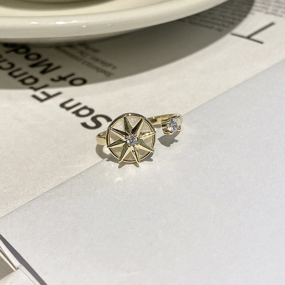 Åttauddig stjärna virvlande ring