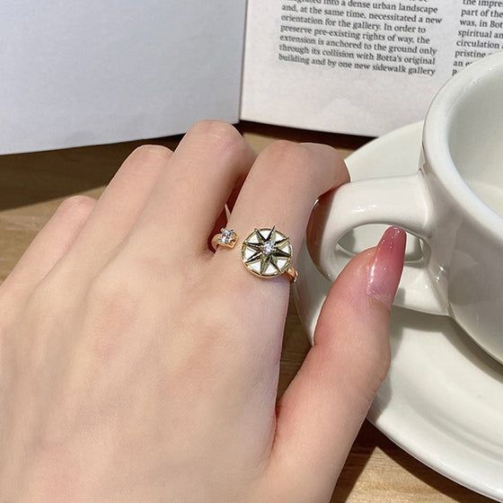 Åttauddig stjärna virvlande ring