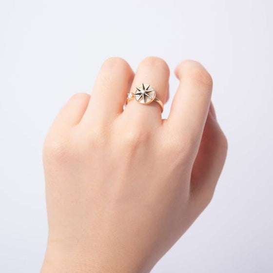 Åttauddig stjärna virvlande ring