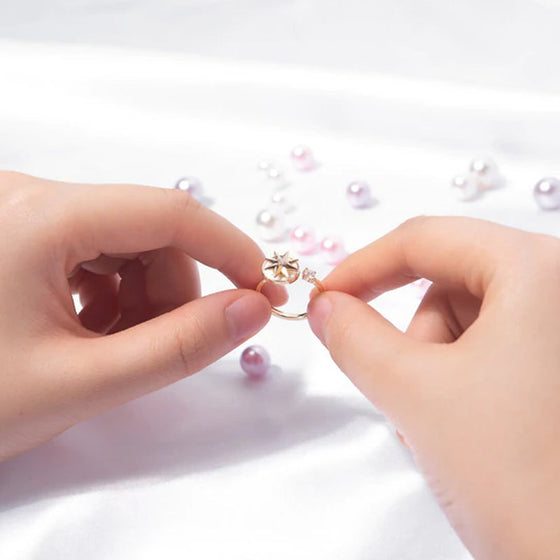 Åttauddig stjärna virvlande ring