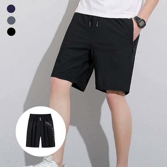 Sommar elastiska sportshorts