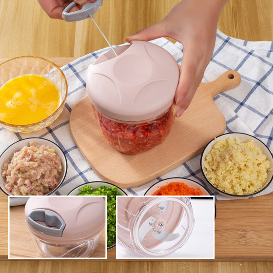 Dragbar grönsakshackare