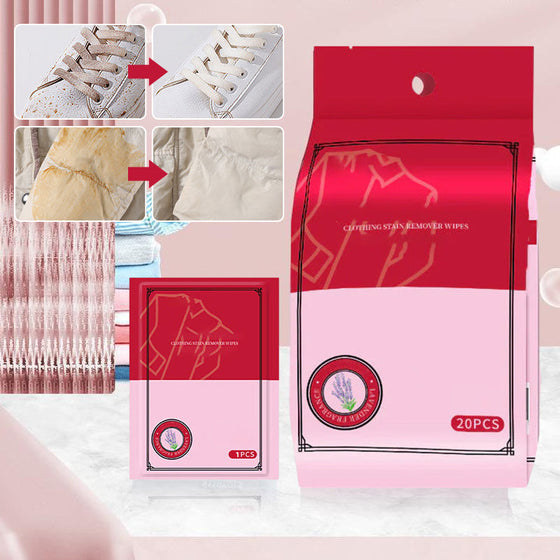 Fläckborttagning våtservetter