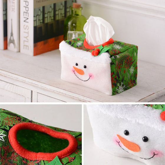 Nytt juldekorativt vävnadsfodral