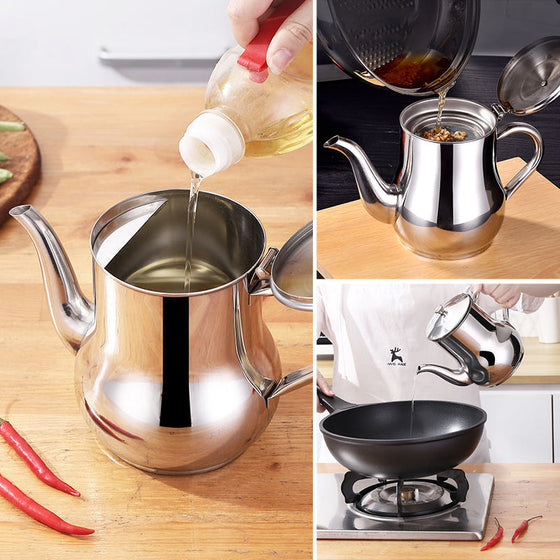 Olja i rostfritt stål