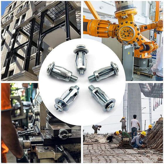 Expansionsmutter skruv med petal-form (50 st)