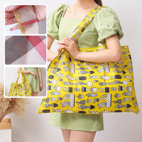 Hopfällbara, Bärbara Shoppingväska i Oxfordtyg