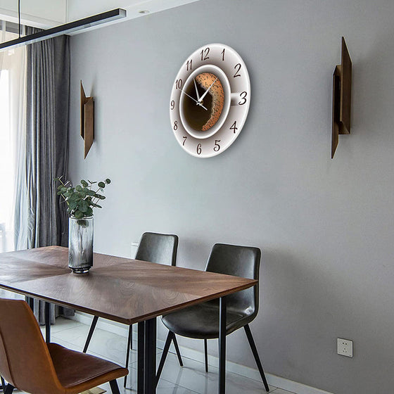 Kaffekopp Väggklocka