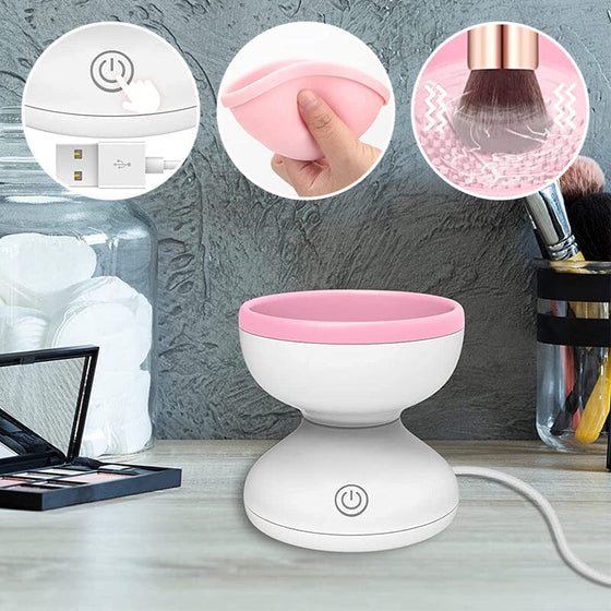 Elektrisk makeupborstrengöringsmaskin