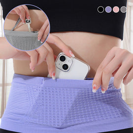 Multifunktionell stickad, andningsbar dold midjeväska