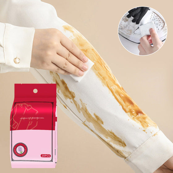 Fläckborttagning våtservetter