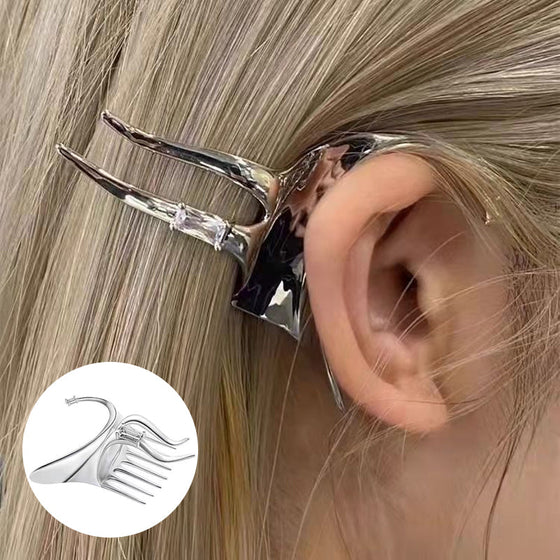 Fe-hår och öronklämmor