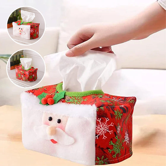 Nytt juldekorativt vävnadsfodral