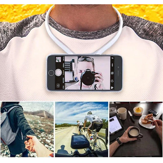 Halshängande telefonhållare