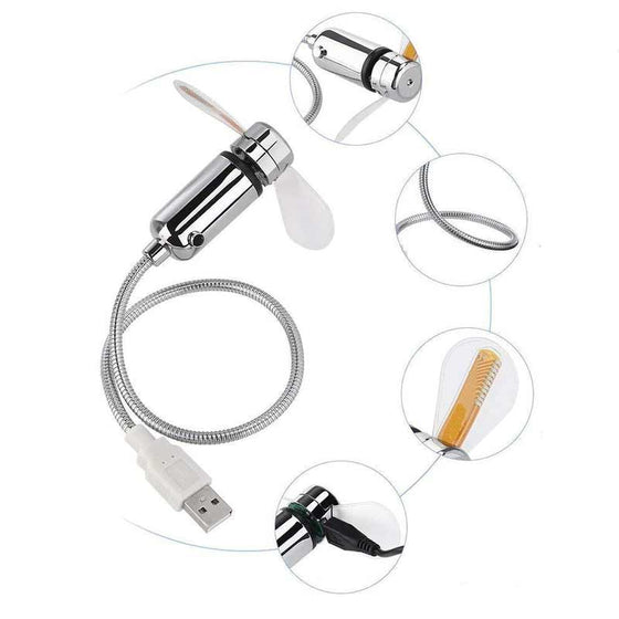 Flexibel USB-fläkt