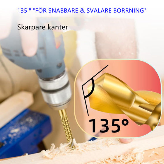 Kobolt-Borrsats (6 st)