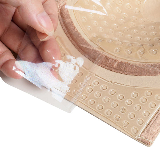 Osynlig axelbandslös Push Up BH