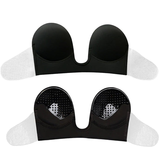 Osynlig axelbandslös Push Up BH