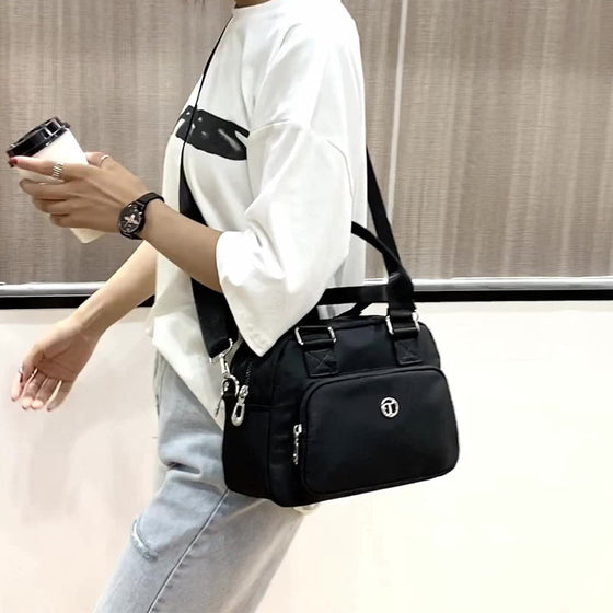 Stor kapacitet nylon canvasväska