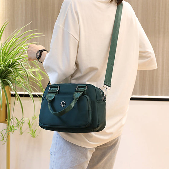 Stor kapacitet nylon canvasväska