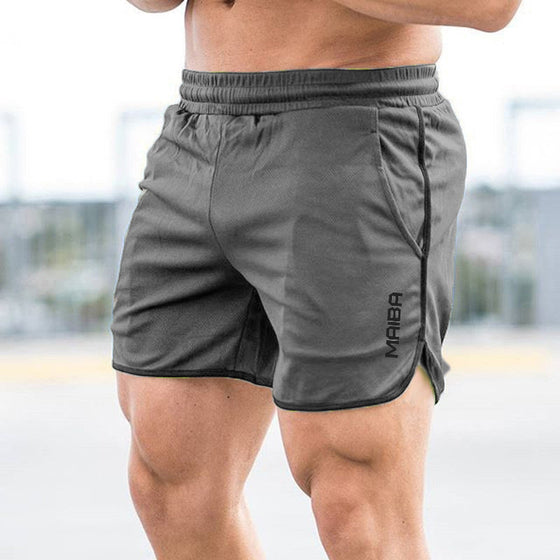 Monogram enfärgade sportshorts för män