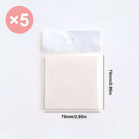 Transparenta klisterlappar