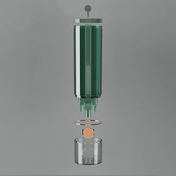 Manuell väggmonterad tvålutmatare