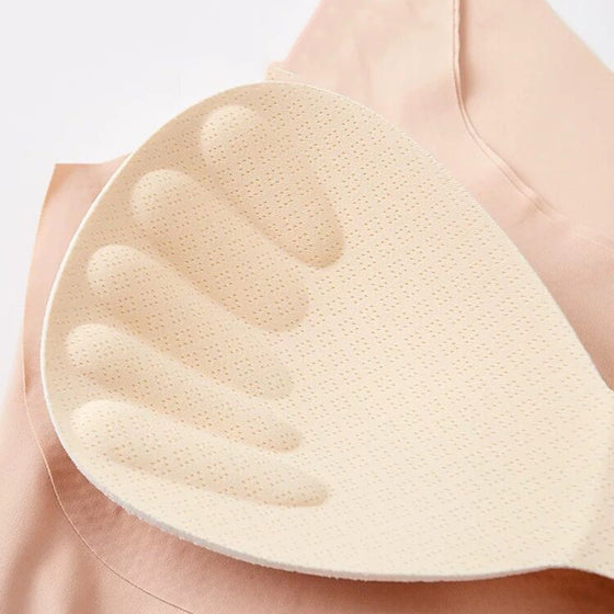 Sömlös BH-topp med spänne fram