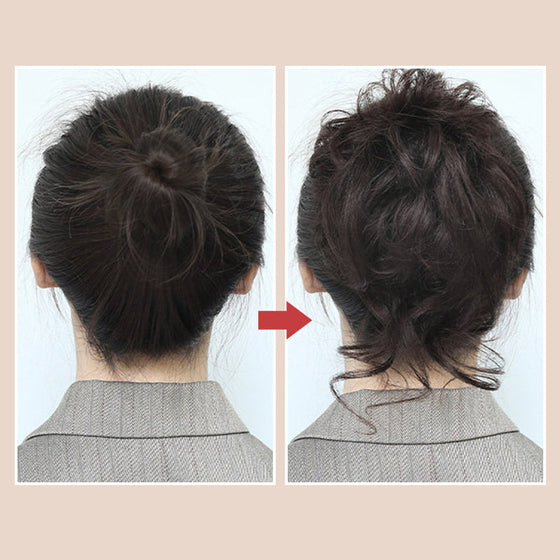 Rufsig bulle-hårstycken