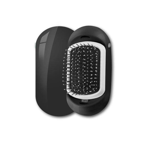 Bärbar hårkam i negativ järn