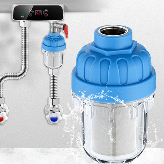 Litet vatten förfilter för hemmet