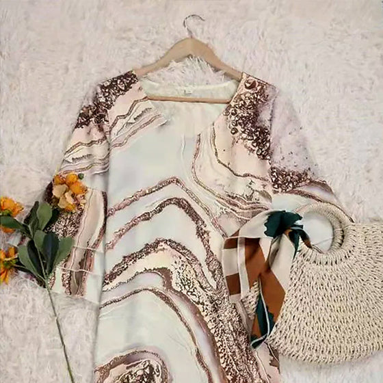 Sommarklänning med klockärmar