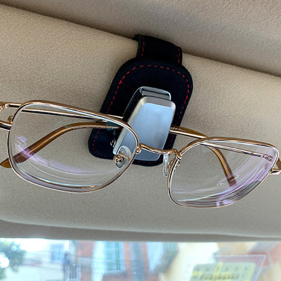 Universell klämma för solglasögonhållare för bilvisir