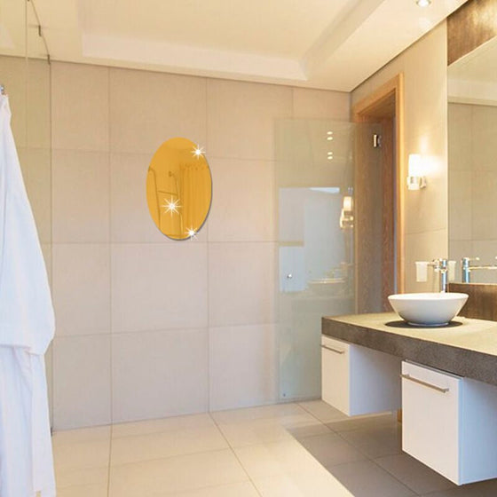 Självhäftande väggspegel